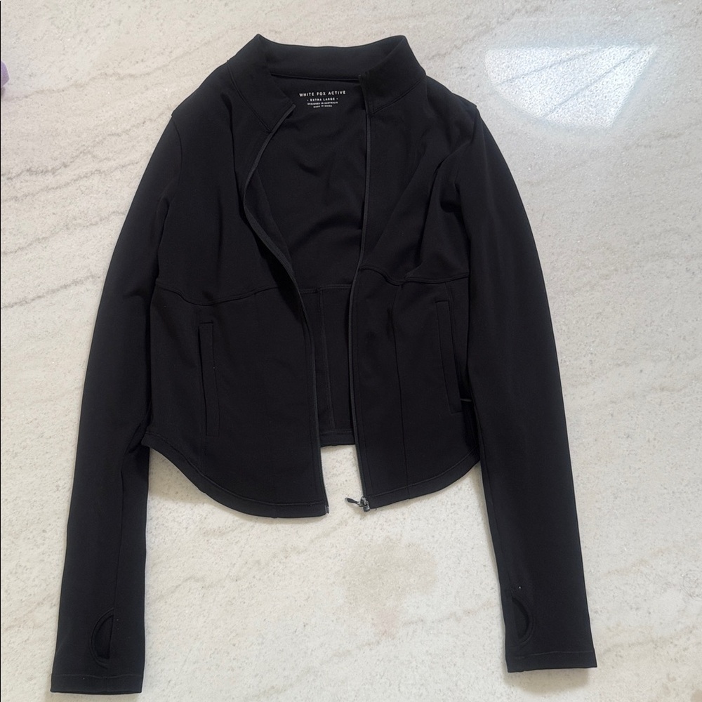 White Fox Boutique Black Active Jacket